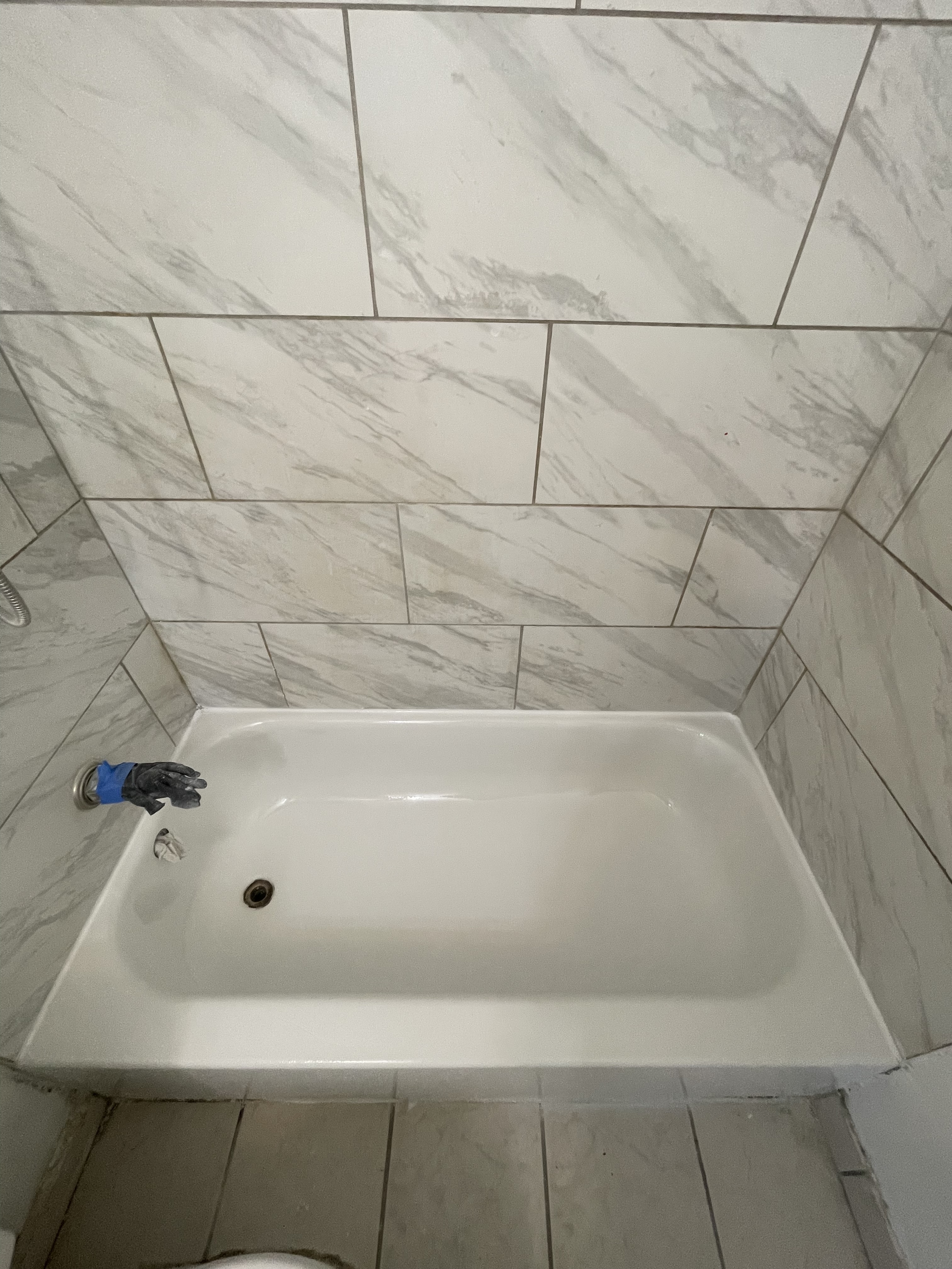 Bathtub after refinishing